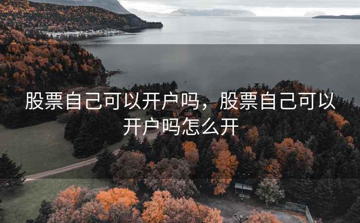 股票自己可以开户吗，股票自己可以开户吗怎么开