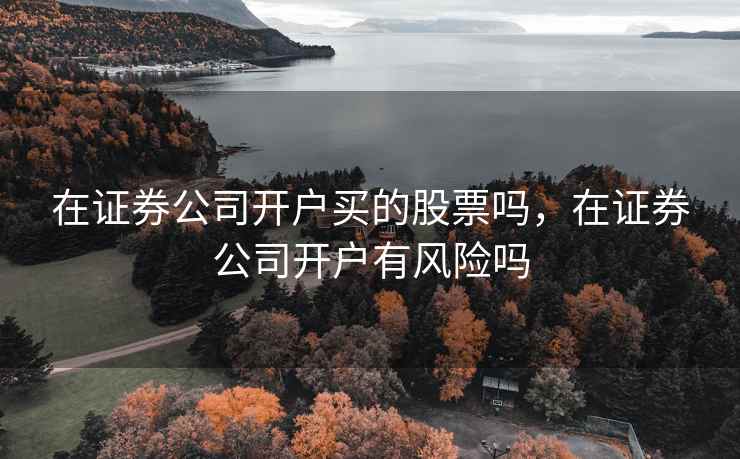 在证券公司开户买的股票吗，在证券公司开户有风险吗