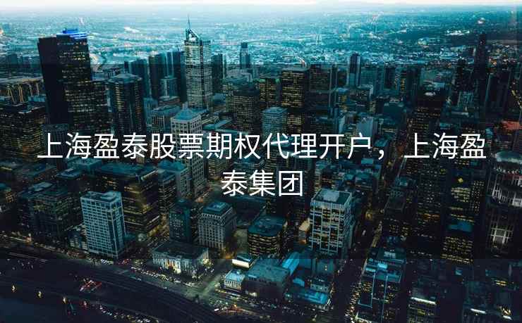 上海盈泰股票期权代理开户，上海盈泰集团