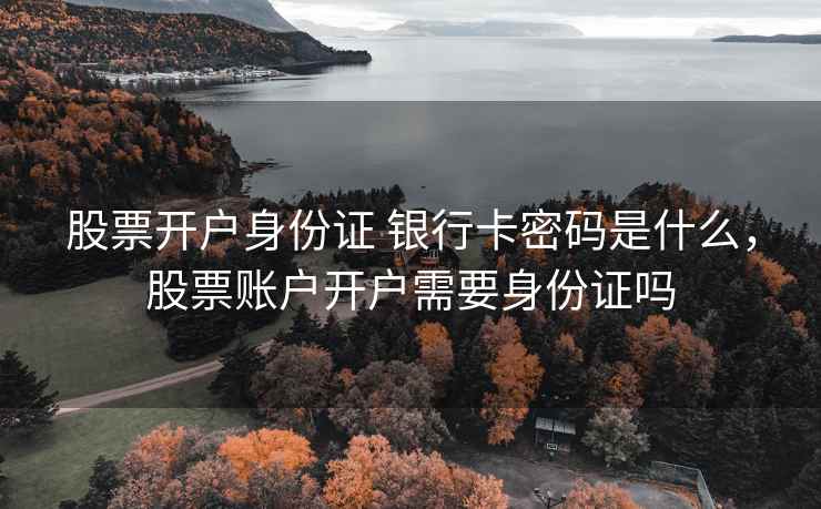 股票开户身份证 银行卡密码是什么，股票账户开户需要身份证吗